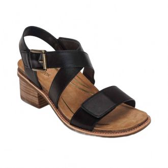 Aetrex Womens Kristin Block Heel In Black