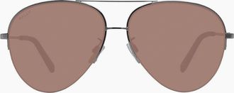 Bally Mens Bally BY0062 08E Silver Sunglasses - Size: ONE size