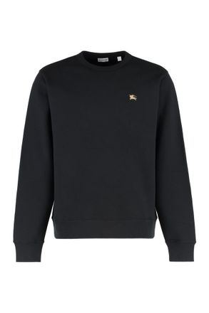 Burberry Black Crew Neck Sweatshirt