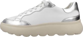 Geox Sneakers Spherica Ec 4.1 - Dames - Sneakers - Wit - 39 EU - Schoenen