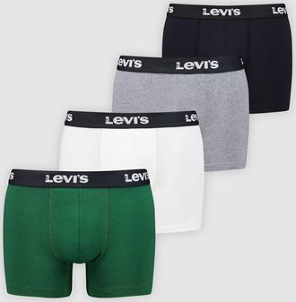 Levi's Repeat Logo Boxer Brief 4 pack - Mens - L - Green