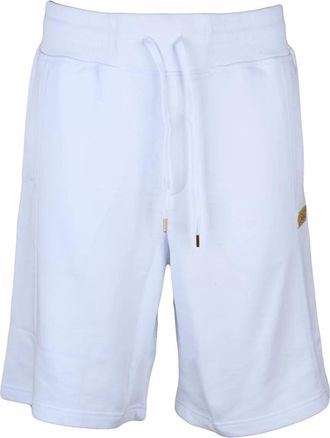 Versace Jeans Couture White Cotton Sweat Shorts