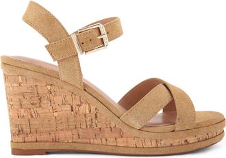 Carvela Womens Verona Wedge Heels - Tan - Size UK 4