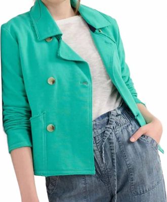 Hatley Preppy Solid Blazer In Sea Green