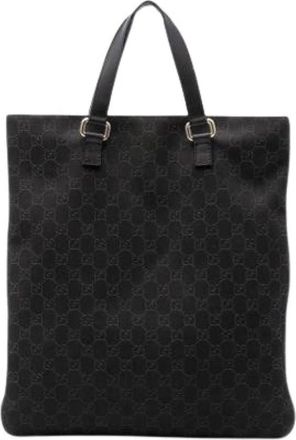 Gucci Pre-owned Vintage Tote Bag - Dames - Vintage Shopper - Bruin - ONE Size - Leer - Vintage