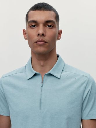 Born Living Yoga T-shirt Polo Kariba Grey Mist