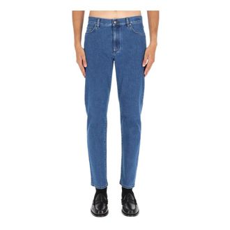 Ermenegildo Zegna Slim-fit Jeans, male, Blue, Size: W31 City Stretch-Cotton Jeans