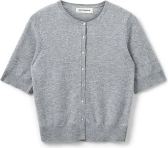 Sofie Schnoor T-Shirts - Dames - Vesten - Grijs - XL - Leer - Truien & Vesten
