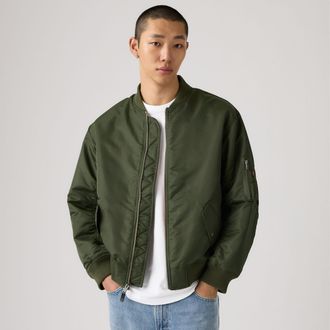 Levi's Bomber Jacket - Mens - XL - Green