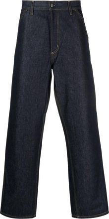 Carhartt Work in Progress Single Knee Pant - Heren - Regular Fit Jeans - Blauw - W27 - Katoen - Jeans