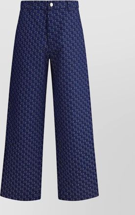 Gucci gg pattern wide leg pants