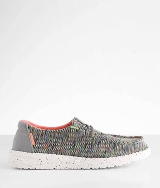 Hey Dude Womens Wendy Sox Sneaker In Peacock Pink