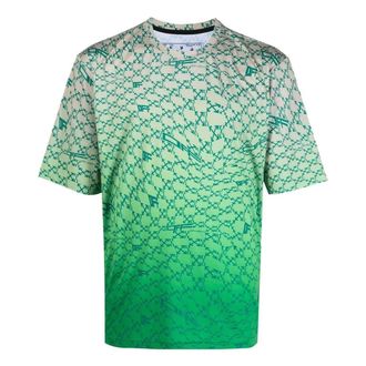 Off-white Arrows Print Ombr Effect Tee OMVA034F22FAB0015055