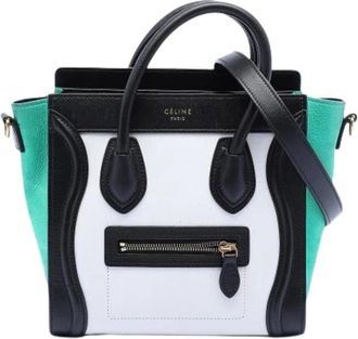 Celine Pre-owned Luggage Tote - Dames - Vintage Handtas - Veelkleurig - ONE Size - Leer - Vintage