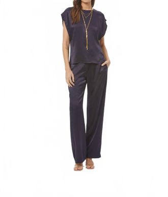 Young Fabulous & Broke Brier Crew Neck Top In Navy