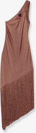 Pinko Vestito Kiwi in satin con frange - PINKO - gender_Woman