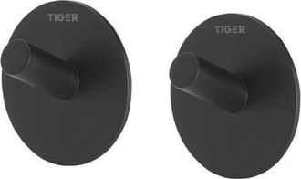 Tiger handdoekhaak Rondo (set van 2) zwart