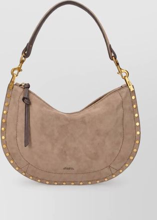 Isabel Marant oskan moon suede clutch bag