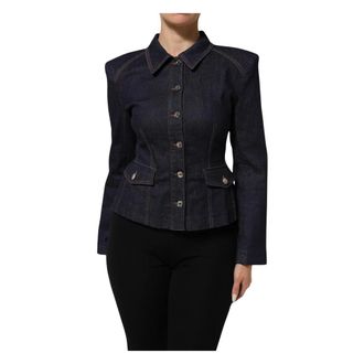 Dolce & Gabbana Denim Jacket - Dames - Spijkerjassen - Blauw - S - Denim - Jassen