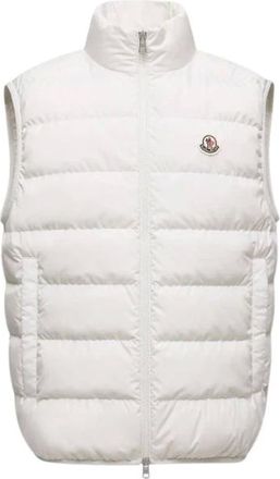 Moncler Jassen, Heren, Wit, 3Xl, Stijlvolle Vest voor Mannen