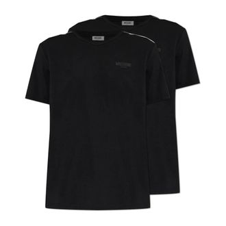 Moschino Heren, Tops, Zwart, Maat: M Katoen