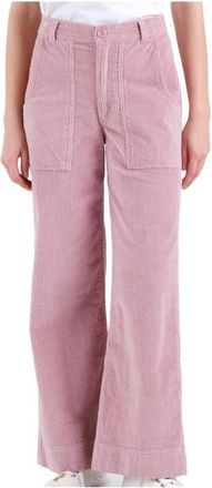 Dedicated Workwear Pants Vara Corduroy Freizeithose für Damen | rosa