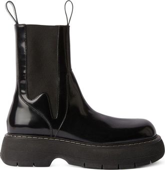 Msgm platform leather Chelsea boots - women - Leather - 37 - Black