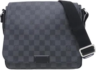 Louis Vuitton Graphite Coated Canvas Shoulder Bag (Pre-Owned)