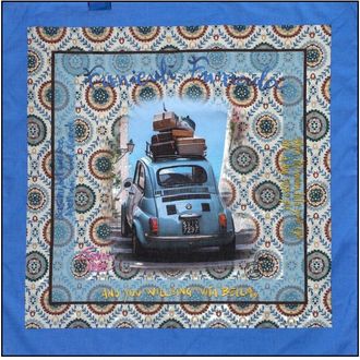 Bob FOULARD LEGO CON STAMPA BLU BOB