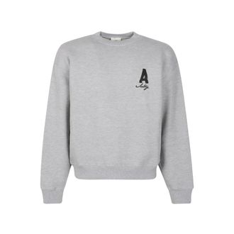 Autry Hoodies & sweatvesten, Heren, Grijs, L, Sweatshirt Main 114D Heavy Jersey