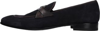 Lidfort Su&egrave;de Instappers - Heren - Loafers - Blauw - 39 1/2 EU - Su&egrave;de - Schoenen