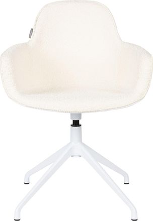 Zuiver Drehbarer Design Stuhl Albert Kuip mit Armlehnen - Weiss