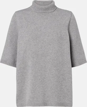 Alaia Ala&iuml;a Cashmere and wool-blend sweater
