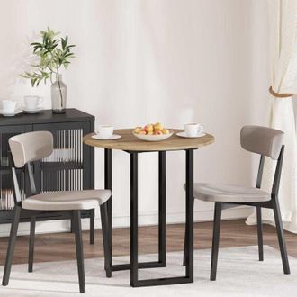 vidaXL vidaXL Piano del tavolo rovere artigianale 70 x 70 x 1.5 cm