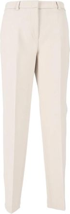 PESERICO Slim-fit Broeken - Dames - Slim Fit Broeken - Beige - S - Broeken