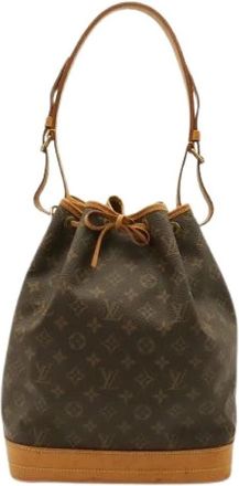 Louis Vuitton Pre-owned Bucket Bag - Dames - Vintage Tas - Bruin - ONE Size - Leer - Vintage