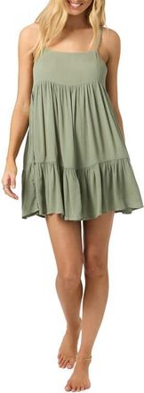 O'Neill Saltwater Rilee Cover-Up Minidress in Sea Spray at Nordstrom, Size Xx-Large