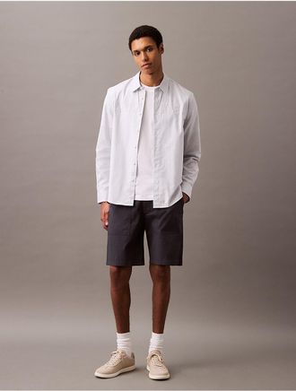 Calvin Klein Jeans Calvin Klein Mens Ripstop Utility Shorts - Navy - 29