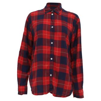 Toteme Plaid Oversized Shirt in Multicolor Lyocell