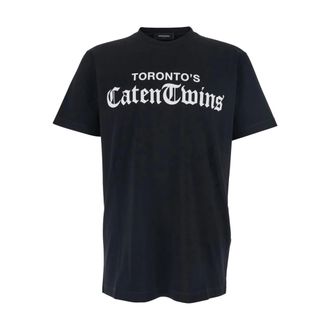 Dsquared2 Hombre, Camisetas, Negro, Talla: 2XL