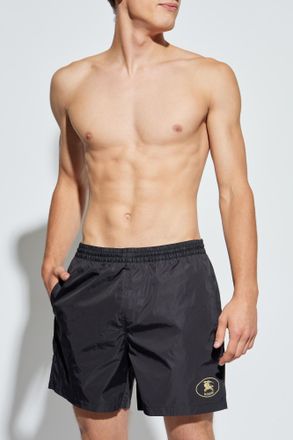 Burberry Swim Shorts, Mens, Black