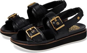 Vince Camuto Anivay Womens Sandals Black : 8.5 M, Leather/Polyester