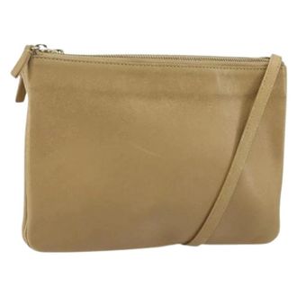 Celine Pre-owned Cross Body Bags, female, Beige, Size: ONE SIZE Pre-owned Vintage Shoulder Bag