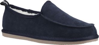 Hush Puppies Charles Su&egrave;de Herenpantoffels Navy