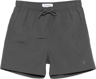 Norse Projects Zwemshorts - Heren - Strandmode - Grijs - XL - Polyester - Badmode
