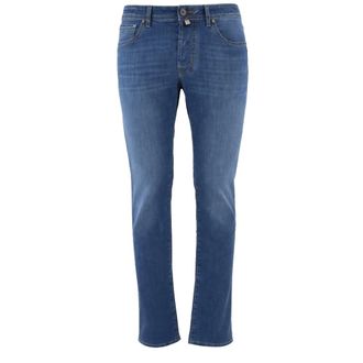 Jacob Cohen Slim-fit Jeans, male, Blue, Size: W36 Nick Slim 5-Pocket Jeans