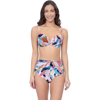 Gottex Aura D Cup Bikini Top in Multi at Nordstrom, Size 38