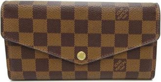Louis Vuitton Pre-owned Canvas Portemonnee - Dames - Vintage Accessoires - Bruin - ONE Size - Vintage