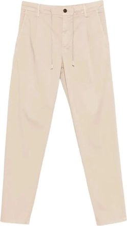 Eleventy Broeken, Heren, Beige, W32, Katoen, Jogger Broek