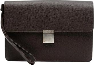 Louis Vuitton Pre-owned Clutches, female, Brown, Size: ONE SIZE Pre-owned Selenga Clutch